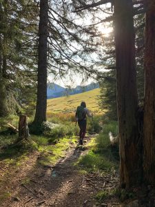 How can I be safe while hiking alone?