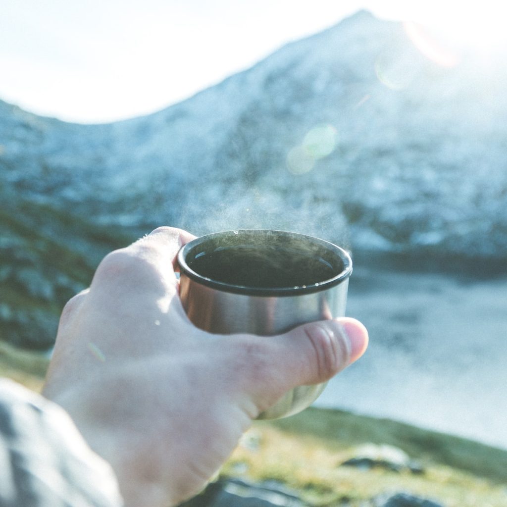 Should you drink coffee before a hike