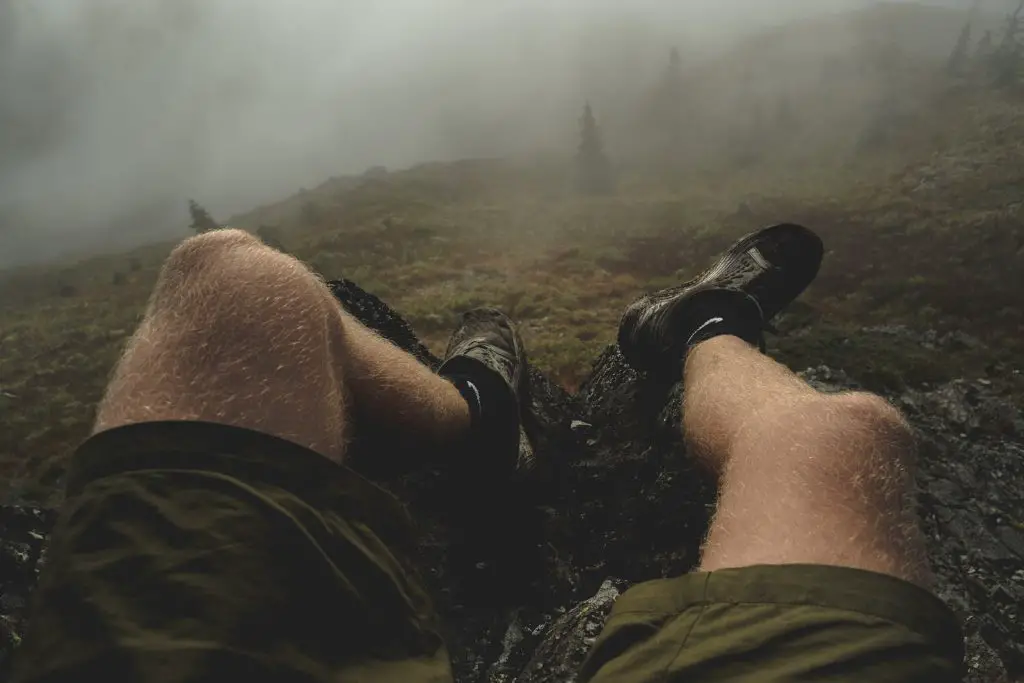 Why do legs shake when hiking