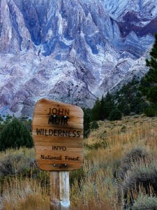 John Muir Wildness trail head